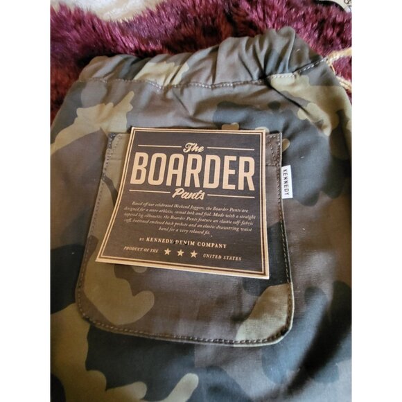 Kenndey Denim Men's Relaxed Camo The Boarder Pants Men's Size XL - Picture 8 of 11